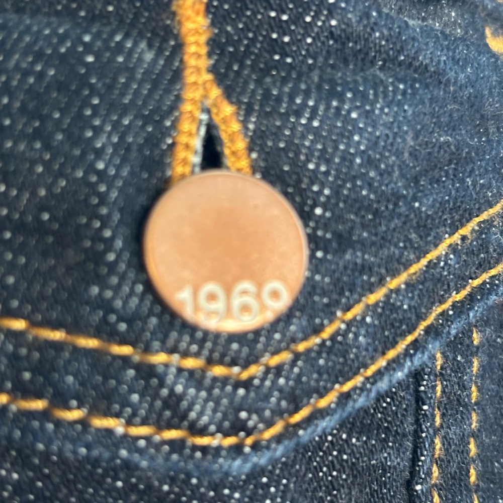 Women’s/Girl’s Vintage Gap Dark Wash Jean Jacket - Picture 4 of 7